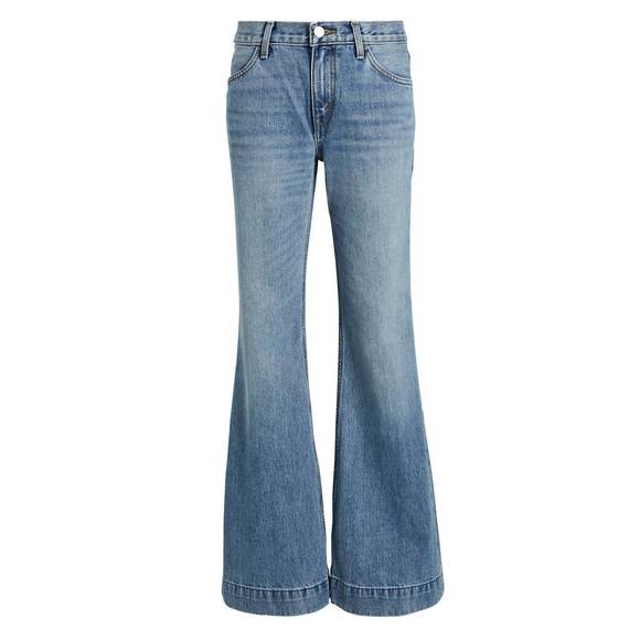NEW RE/DONE 70s low rise bell bottom jean in lake bell - Picture 5 of 5